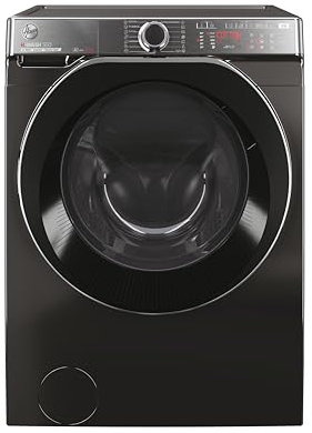Hoover H-WASH 550 Lavatrice a Libera Installazione 8 Kg, Carica Frontale, Classe A-20%, 1600 Giri, App hOn, Vapore AxLxP 85x60x53 cm, Nera- H5WPB 68AMBCB8-S