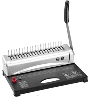 fach Locher Bindungsmaschine Kammbindungsmaschine 21 Löcher Bindung 450 Blätter Buch Bindermaschine Kammbindungsstacheln Bindegeräte