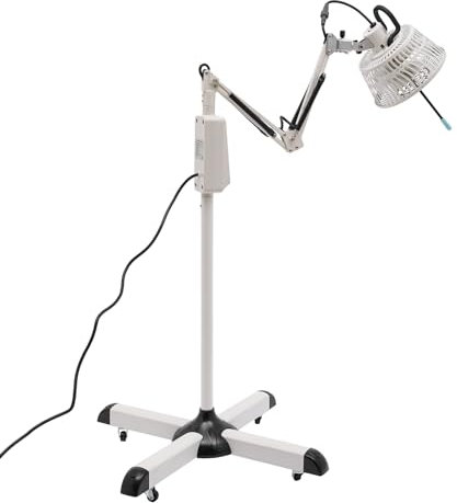 DSYOGX TDP Lámpara de terapia de luz infrarroja, 300 W, lámpara de calor mineral infrarroja lejana, lámpara de calor de pie, lámpara de pie, lámpara de calor ajustable, terapia de acupuntura