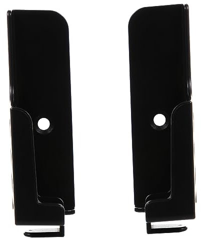 Lurrose Wall Mount Bracket for Tablet Phone Adjustable Phone Wall Holder Black Adhesive Screw Installation