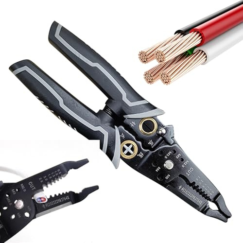 Pelacables multifuncionales, herramienta de pelado de cables multifuncionales - Herramienta de pelado de cables eléctricos | Herramienta profesional de pelado de cables eléctricos, peladores de cables