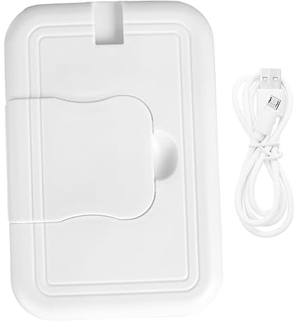 ERINGOGO Dispenser Temperatura Costante Portatile Abs Lega a Alluminio in Umide Scaldasalviette Design per Salviette Ragazzo Ragazza per Uso Indoor