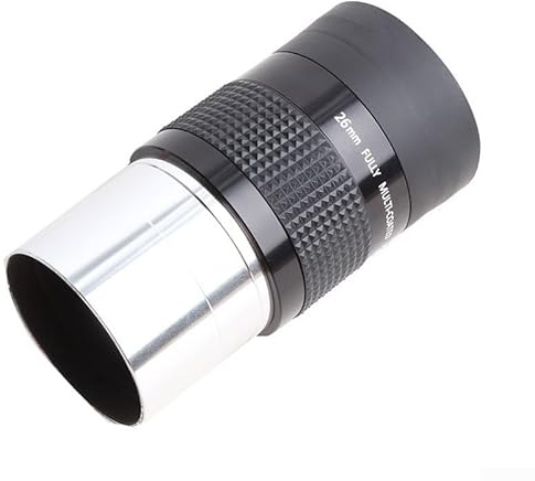 2 Zoll Astronomisches Okular-Set (26 mm, 32 mm, 40 mm) mit mehrschichtiger Beschichtung für Teleskope — Metallkonstruktion, faltbare Augenmuschel, 56° Sichtfeld, kompatibel für 5.1 cm Okularauszug