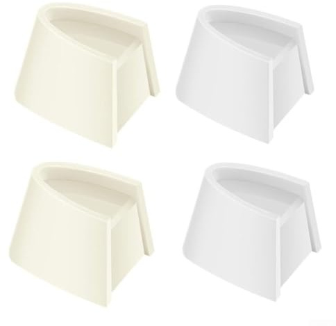 4 Pack Dimmer Switch Knob Replacement, White ABS Slider Knobs for Fan Speed and Light Control, Simple Install Homes Electrical Parts, Suitable for Standard Dimmers, Smooth Adjustmen(2-pack in beige)