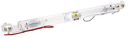 TEN-HIGH Tubo láser CO2 de vidrio Grabado laser CO2 Cortador de cristal con recubrimiento, Para Láser Máquina DIY, Diá 50mm L800mm 50W