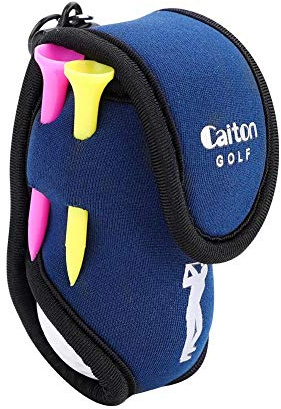 VGEBY Golf Tasche, Golf Ball Tasche Golf Tees Tasche Mini Tragbare Kleine H¨¹fttasche (1 Golfballtasche 2 Golfb?lle 4 Golfn?Gel)