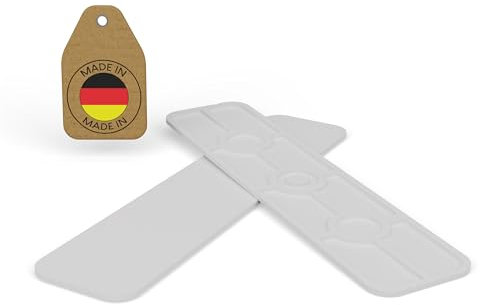 1000 Piezas de cuñas plastico para acristalamiento, 100mm x 24mm x 1mm-6mm, organizador cuna, kit montaje bloques de vidrio, cuñas de nivelacion, polipropileno placas (Grosor: 1mm)