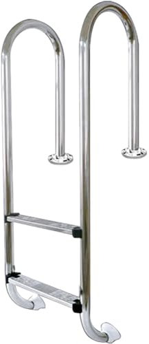 YYingYYue Stainless Steel Pool Ladder, Swimming Pool Ladder for Pool And Swimming Pool, Non-Slip Protection, Robust Stainless Steel Pool Step Ladder,2 step