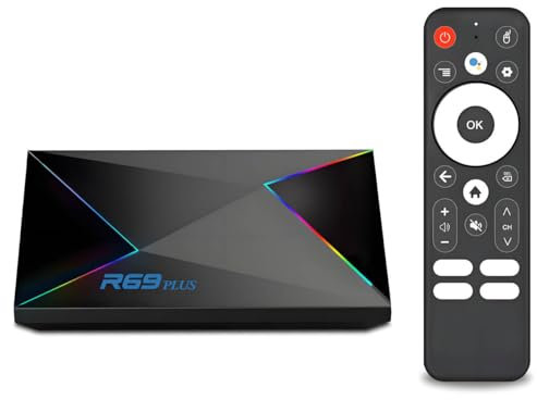 Android 14.0 TV Box, Android Box 2GB RAM 16GB ROM 1000M WIFI6 Ethernet 4K 8K HDR10 Chipset Allwinner H728, supporto 2.4G/5.8G Dual WiFi BT5.0 USB 2.0 USB 3.0 TV Box Android