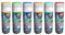 I COUNT CALCOLATRICI Stelle filanti Spray, Confezione da 6 bombolette, Colori Assortiti, per Carnevale, Eventi, Feste, Decorazioni