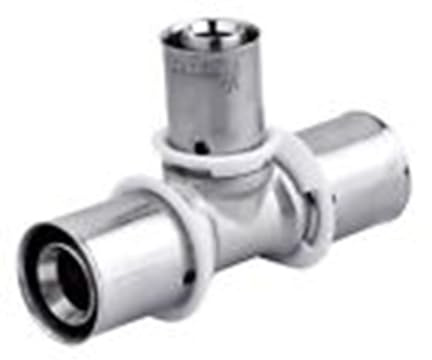 SHK-KONTOR - PEX/Pressfitting Alu-Verbundrohr DIN/DVGW 16 20 26 für TH - H - (PRESS-T-STÜCK 26/20/26mm)