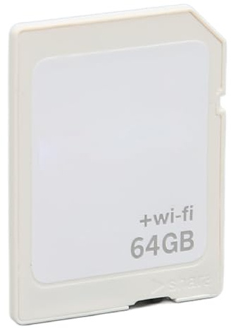 Generic Camera WiFi Flash Memory Card with Large Capacity Storage, High Speed Read and Write Speed, Up to 5 Devices Download, Ideal for Office Work, ABS Material (64GB)