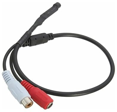 Dispositivo di raccolta audio ad alta sensibilità Mini Microfono Audio Mic per CCTV Security Outdoor Camera System Recorder DVR Sound