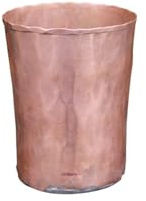 Generico Gobelet conique en cuivre pur fabriqué à la main, bactériostatique non traité, forme ronde, personnalisable