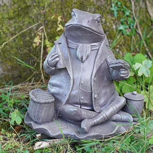 Mr Jeremy Fisher Garden Ornament Peter Rabbit Resin Outdoor Statue Sculpture Toad Decoration Large Home Decor