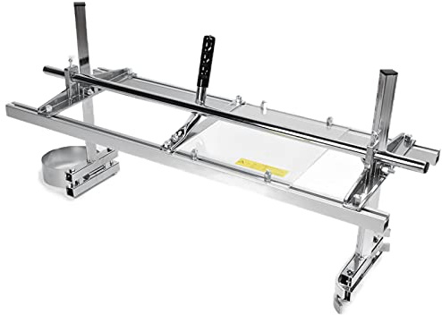 aqxreight Mill 36in Système de Rail Portable Fraisage de Planches Métalliques Scierie Belles Plaques Ra MillChainsaw BarSawmillRail Milling GuideChainsaw Mill Rail GuideChainsaw