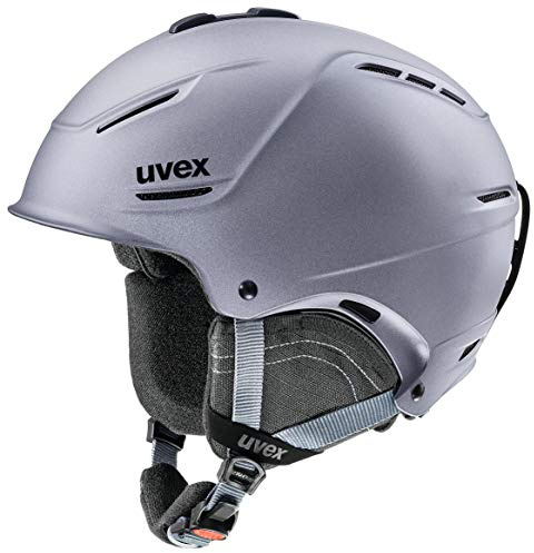 uvex p1us 2.0 - skidhjälm för dam och herr - individuell storleksanpassning - optimerad ventilation - strato met matt - 55-59 cm