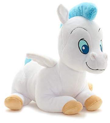 Disney Store Baby Pegasus Offizielles mittelgroßes Kuscheltier aus Hercules, 28 cm, Kuscheltier mit Stickereien, Mähne und Schwanz aus Plüsch, geeignet ab 0 Jahren