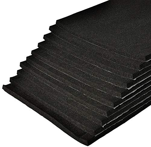 Dodo Mat Super Liner, 10 Sheets 12mm (1/2) Car Van Sound Proofing Insulation Foam
