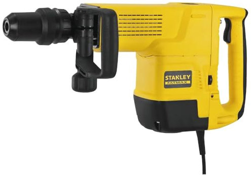 STANLEY Burineur Filaire SDS-MAX, 1600W, 15J, 1890 cps/min, Niveau de Vibration Bas 17,1 m/s², Mandrin SDS-MAX, 10,5 kg, Avec Mallette, Gamme FATMAX, SFMEH230K-QS