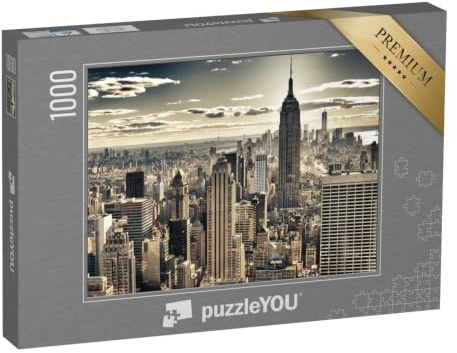 puzzleYOU: Puzzle 1000 Teile „HDR-Aufnahme von New York“ – aus der Puzzle-Kollektion Städte, Amerika, New York