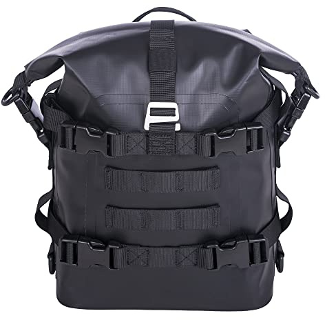 WILD Heart Motorrad-Trockentasche Sturzbügel-Tasche 8L Schwarz für Motorrad ATV (8L Schwarz)