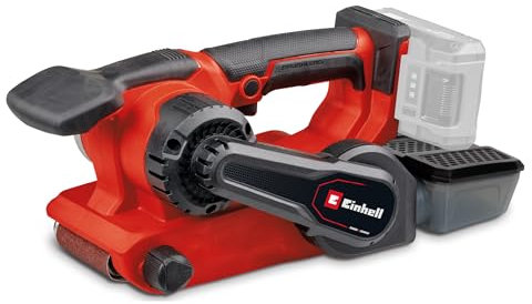 Einhell Professional Akku-Bandschleifer TP-BS 18/457 Li BL-Solo Power X-Change (18 V, Li-Ion, Brushless-Motor, inkl. 3x P80 Schleifband 457x75 mm, ohne Akku & Ladegerät), Rot