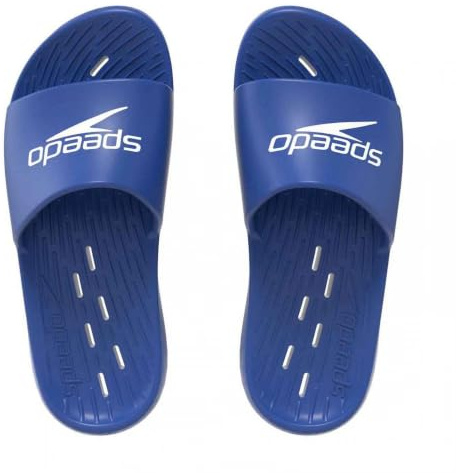 Speedo Slide Sandales pour Homme, Bleu Marine/Blanc, 44.5
