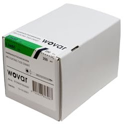 Wovar Vis pour bois dur Noir AR 5 x 60 mm - Boîte de 200 pièces