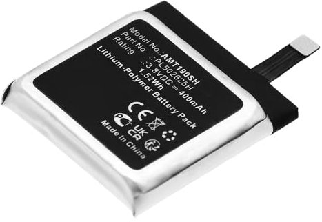 CELLONIC, Battery for Smartwatch & fitness tracker compatible with Amazfit GTR - 47mm (400mAh, 3.8V) Replacement battery PL502625H