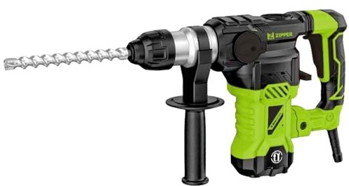 Zipper ZI-BHA1500DN SDS-Plus-Bohrhammer 230 V 1500 W mit Zubehör, inkl. Koffer