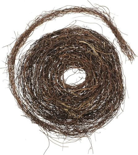 Dried Natural Grapevine Garland | 15ft | Craft Rustic Angel Vine
