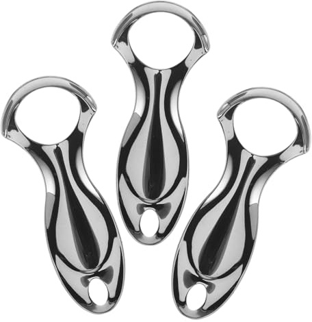 Ipetboom 3pezzi Raschietti Per Lingua Acciaio Inossidabile Con Custodia Portatile Strumenti Per La Pulizia Della Lingua Per Adulti Rimozione Alito Cattivo e Orale