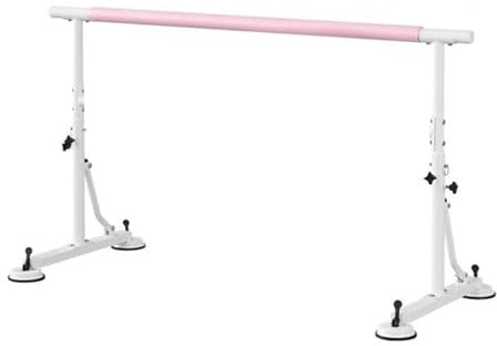 KUANGGE An der Wand montierte Ballettstange, freistehender Tanzstab, höhenverstellbar 80–120 cm, Ballettstangen, robuste Tanz-Stretchstange für Yoga-Übungen für Erwachsene und Kinder (weiß, 1 m)