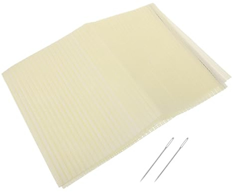 Uonlytech Tela De Punto De Cruz Láminas De Tela De Bordado Tejido De Rejilla Suministros De Bordado