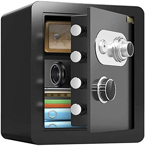 Coffre-Fort avec Mot de Passe mécanique, Coffre-Fort Domestique, Grand Coffre-Fort de 45 cm, Ignifuge, étanche, Anti-perçage, antivol, Coffre-Fort Invisible