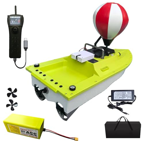 CRESEAPRODUCTS S80 Brushless Motor Super Speed Saltwater Fishing Bait Boat with GPS for Surf Fishing with Digital Releases,IP 66 Waterproof,500M Range,5 Meters/Second