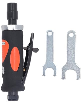 Amoladora Angular Pequeña, Pulidora Neumática Recta, 22000RPM, Entrada 1/4 Pulgada - Alta Velocidad, Diseño Compacto, Ideal para Grabado y Pulido