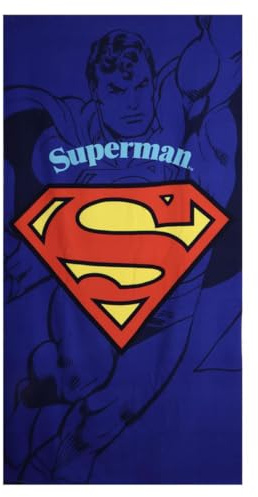Superman mikrofiber barnhandduk för bad och strand – mikrofiberhandduk för barn med barndesign och daglig användning