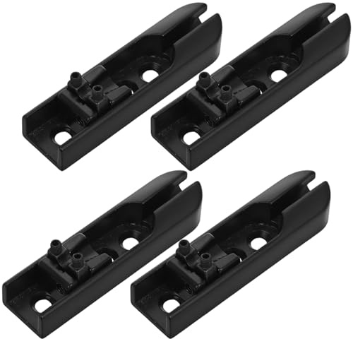 Toddmomy 4 Stück Bassgitarren Einzelbrücken aus Robustem Material Split Design Kompatibel mit 4 saitigen E bässen Ersatzteile für Bassgitarren