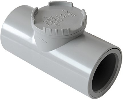 First Plast nrc40g Soupape anti-retour en pVC à scellement, diamètre 40 mm