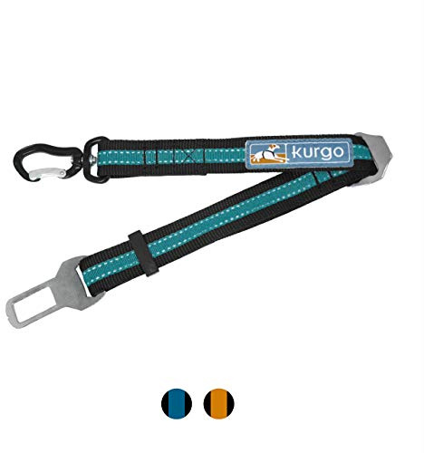 Kurgo Direct to Seatbelt Swivel Tether, Bleu