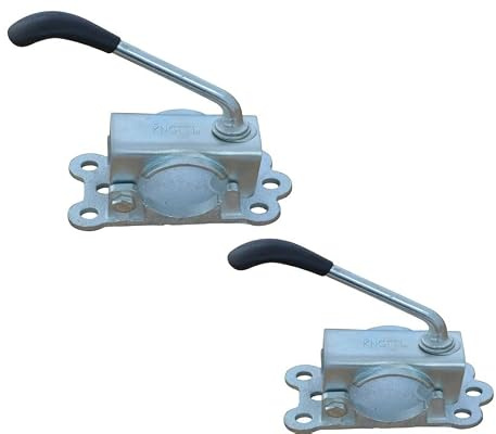 FKAnhängerteile 2 Stück- Knott Klemmhalter Ø48 mm - Guß -LBG48 - Klemmschelle für Stützrad/Stützen