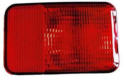 TOTMOX Fendinebbia Paraurti posteriore Sinistra/Destra Sostituzione Alloggiamento Fendinebbia posteriore senza Lampadina 55078104AC 55078105AC Compatibile con Jeep Wrangler 2007-2018