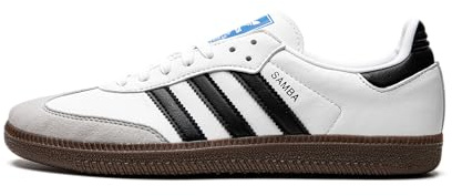 ADIDAS Herren Samba Vegan Sneaker, FTWR White Core Black Gum5, 44 EU