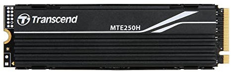 Transcend MTE250H 1TB NVMe PCIe Gen4 x4 SSD, Read/Write up to 7,200/6,200 mb/s design for PS5 with DRAM Cache TS1TMTE250H | NVMe Gen4x4 Internal Solid State Drive, For PS5, Gaming with Dram