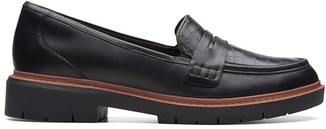 Clarks Westlynn Ayla Womens Black Leather, 6.5