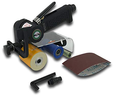 OUSIKA CY-39360 Pneumatischer Bandschleifer Polierer Luftbandmaschine Schleif- und Polierwerkzeug Polieren