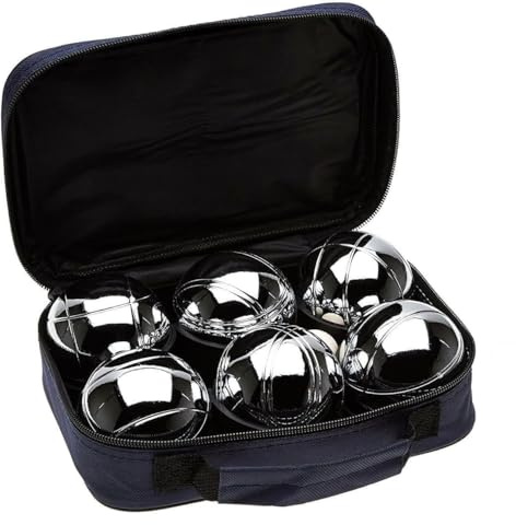 CANNON - Estuche 6 Bolas Petanca Hierro Unisex Adulto