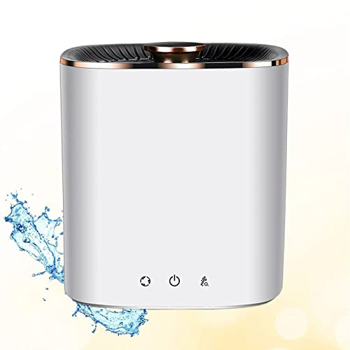 Samnuerly Mini Lavadora Maquillaje 2.5L Turbina Lavadora Portátil Lavadora Y Centrifugadora con Luz Azul para Objetos Pequeños como Ropa Interior Calcetines Ropa De Bebé,Green-Ozone (Ozono Blanco)